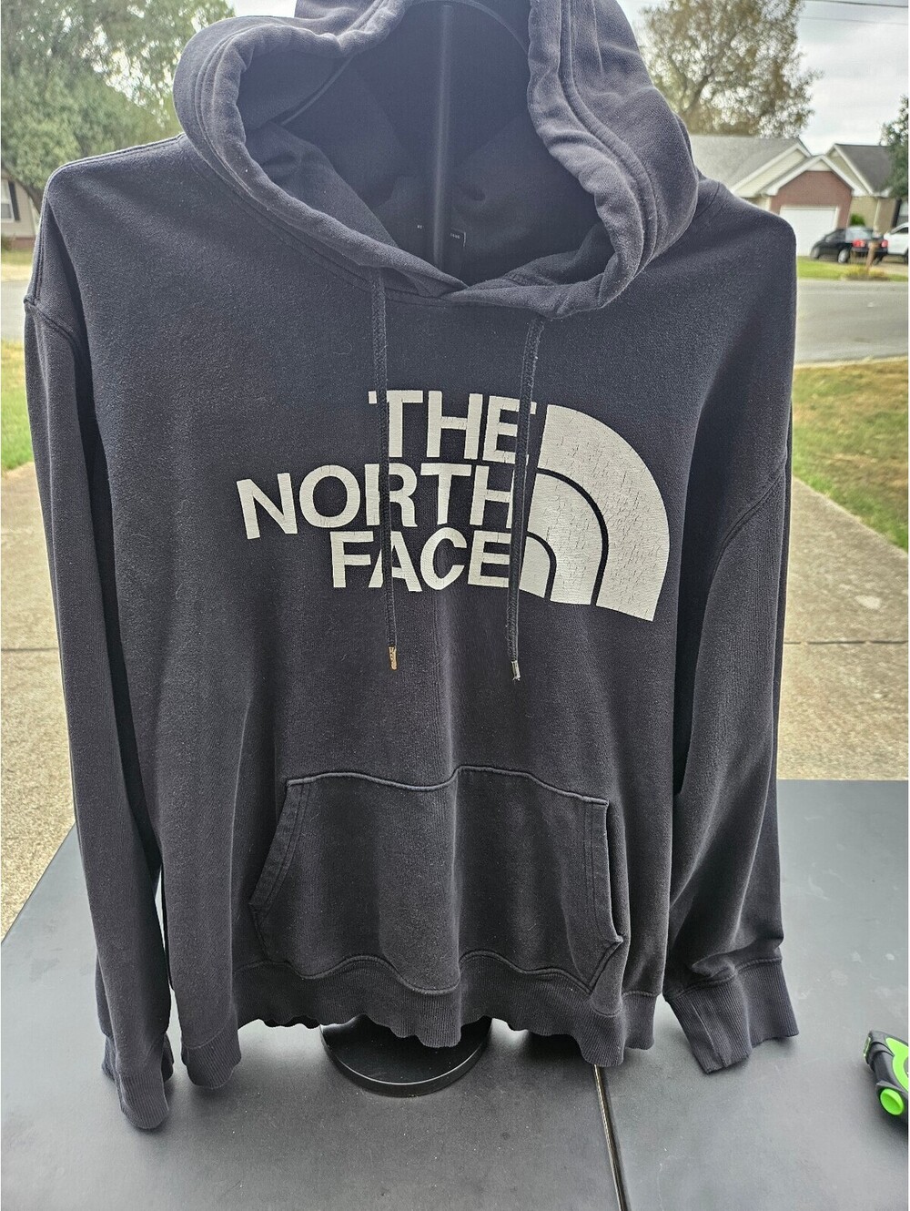 The North Face Sweatshirt Men’s Size XL Black White Long Sleeve Hoodie